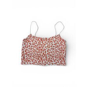 Cheetah Cami Crop Top Pacsun Basics Size Medium